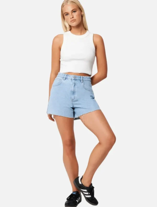 Abrand Venice Short Kendall - Light Vintage Blue< Casual Dresses | Tanks / Tees