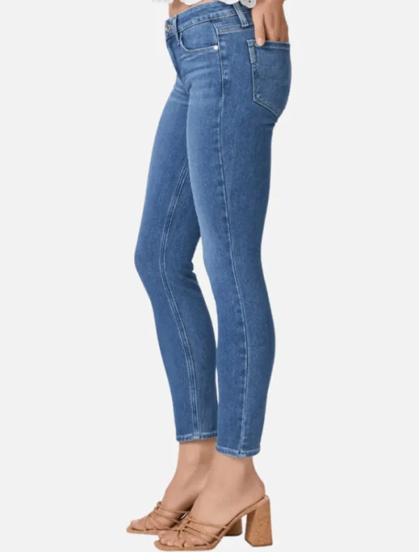 PAIGE Verdugo Ankle Mid Rise Skinny - Starlet< Casual Dresses | Denim