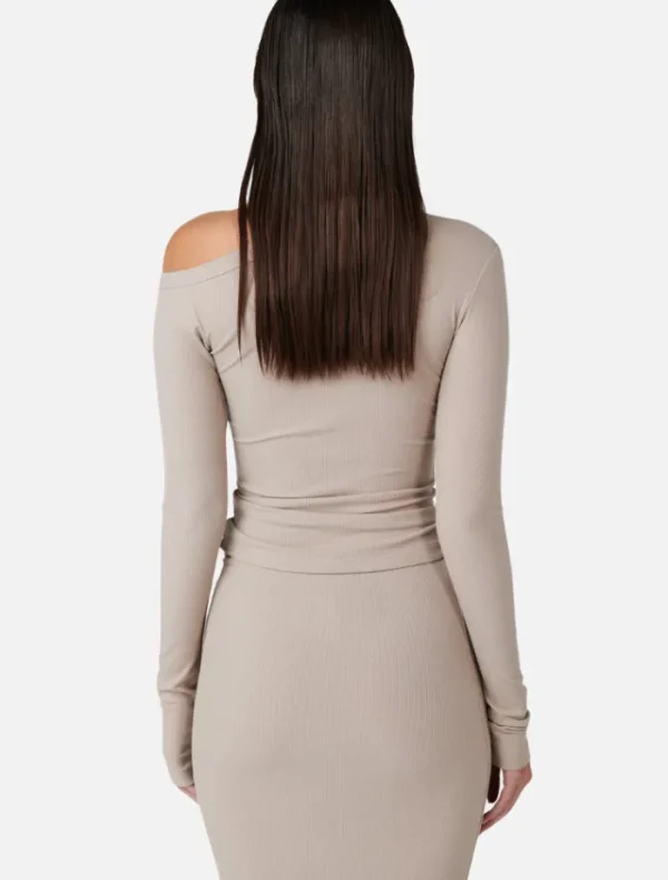 Bayse Zinnia Top - Mushroom< Long Sleeve Dresses | Casual Dresses
