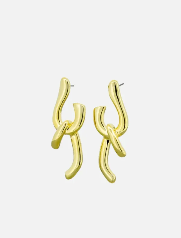 Jolie and Deen Zoe Earrings - Gold< Earrings